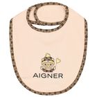 Baby Girls Pink Teddy Bear Logo Babygrow Set, 1, hi-res