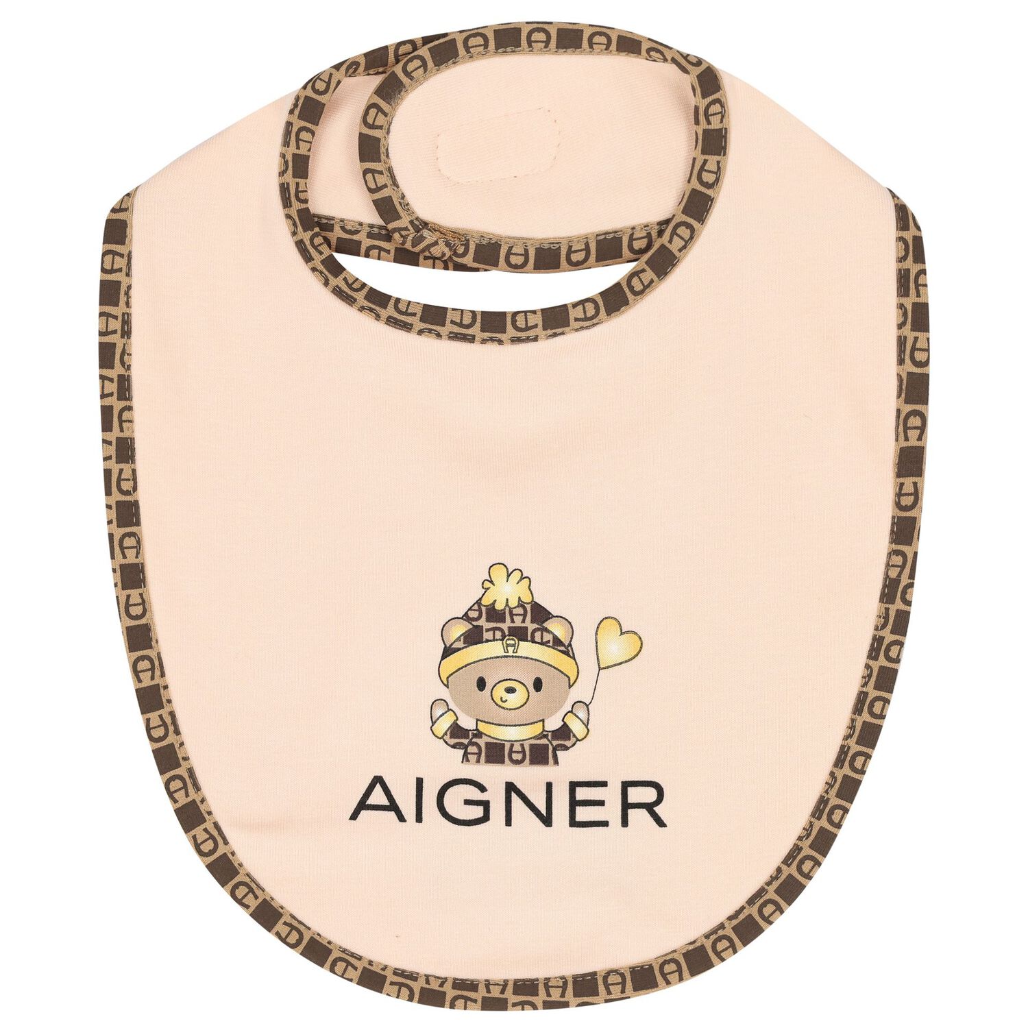 Baby Girls Pink Teddy Bear Logo Babygrow Set, 1, hi-res