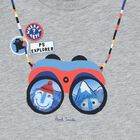 توب باكمام باللون الرمادى للاولاد, 1, hi-res