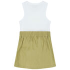 فستان بالشعار باللون الأخضر والأبيض, 1, hi-res