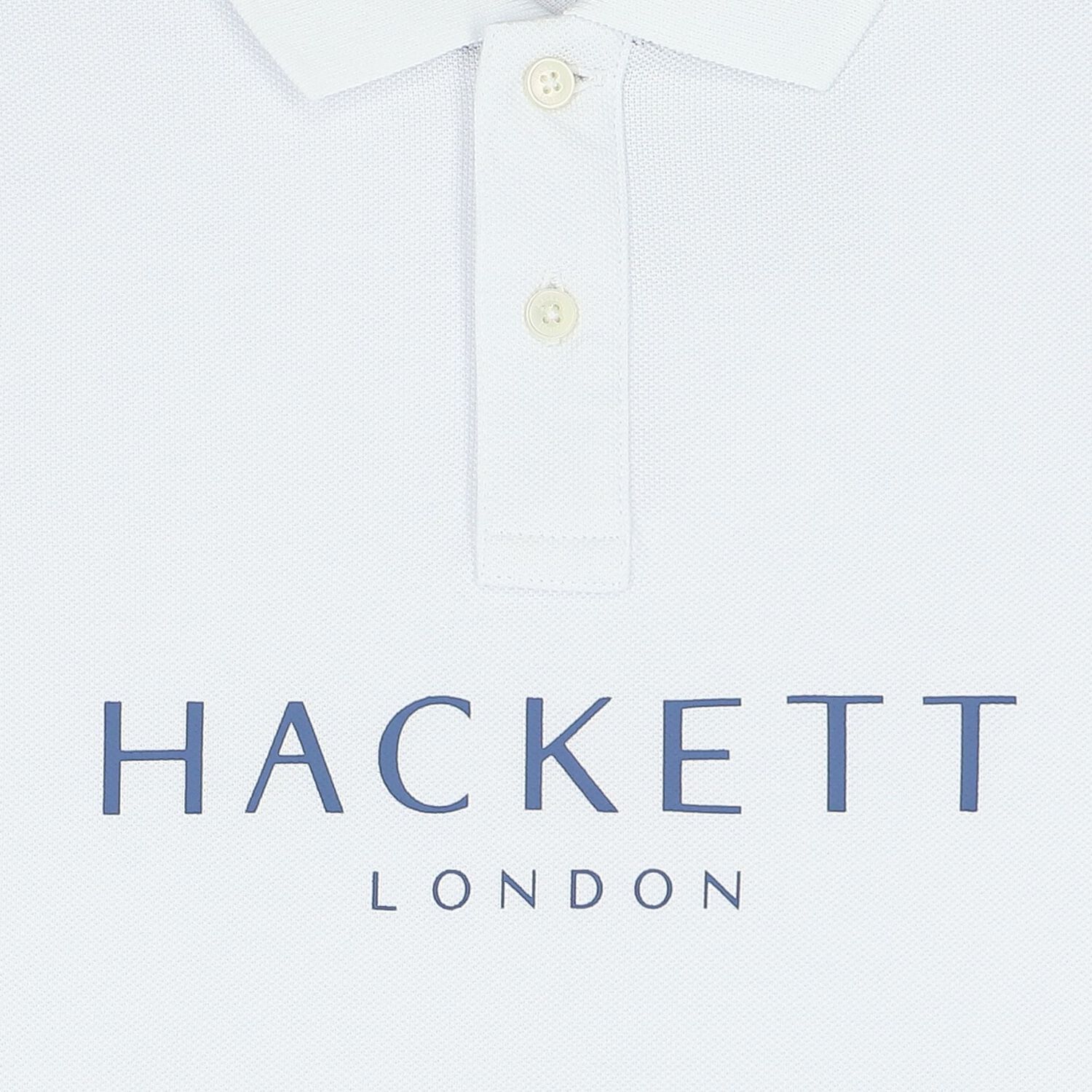 Boys White Logo Polo Shirt, 1, hi-res