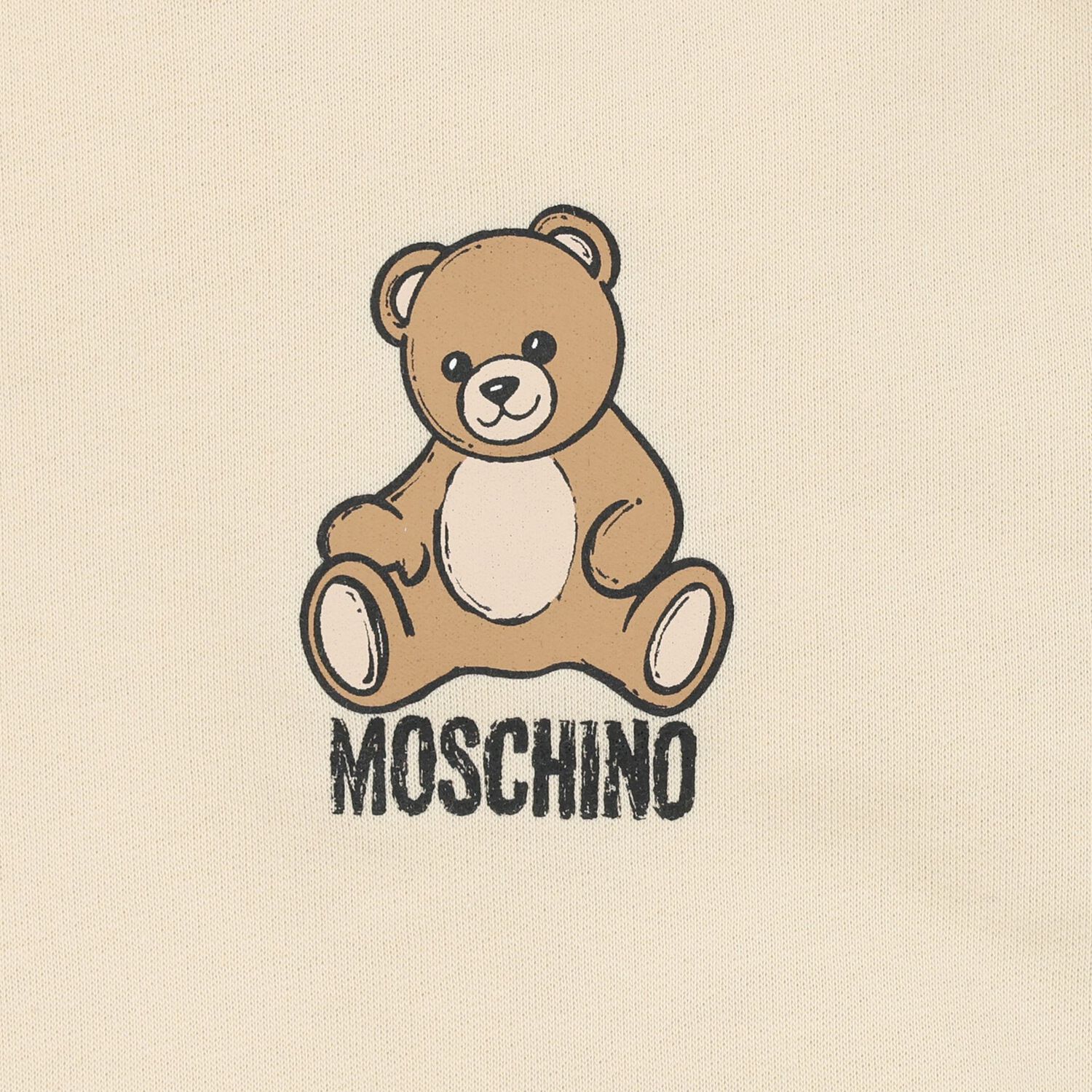 Younger Beige Teddy Bear Logo Tracksuit, 2, hi-res