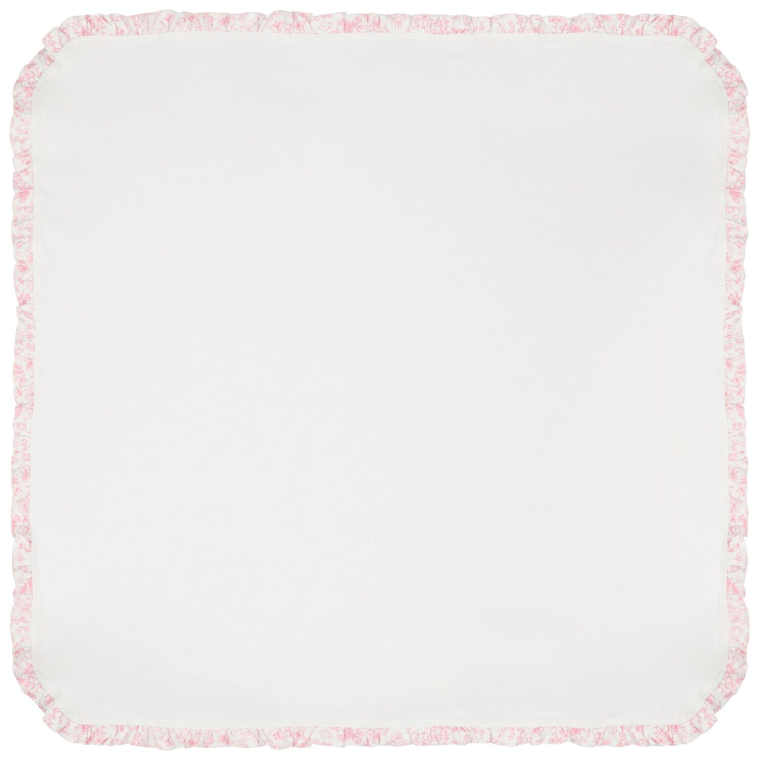 بطانية توال دي جوي باللونين الأبيض والوردي للبنات, 1, hi-res image number null