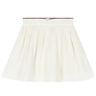 تنورة بالشعار باللون العاجى, 2, hi-res