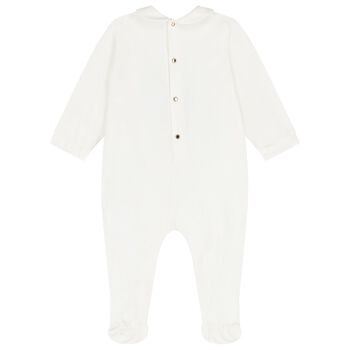 Ivory & Silver Medusa Babygrow