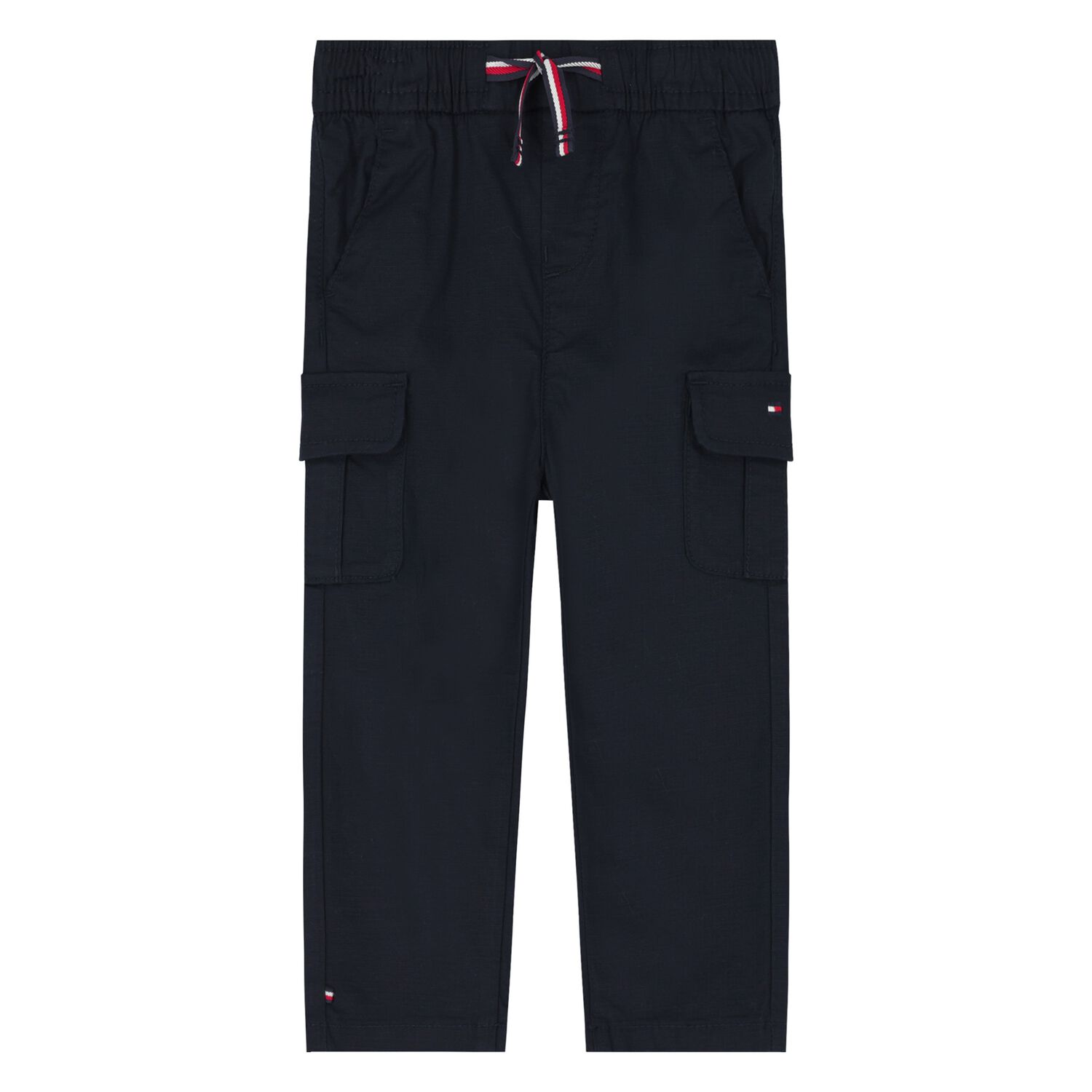 Younger Boys Navy Blue Logo Trousers, 1, hi-res image number null
