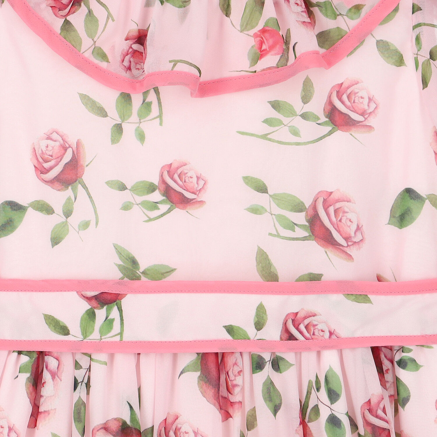 فستان بطبعة ورود باللون الوردي , 1, hi-res image number null