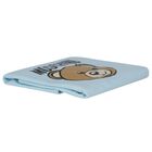 Blue Teddy Bear Logo Baby Blanket, 3, hi-res