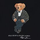 Boys Black Polo Bear T-Shirt, 1, hi-res