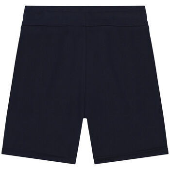 Boys Navy Blue Logo Shorts
