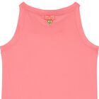 Girls Coral Roses Top, 2, hi-res