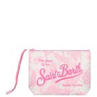 Girls White & Pink Aline Logo Jungle Pouch ( 15cm ), 1, hi-res