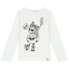 Girls White & Grey 3-Piece Tracksuit, 1, hi-res