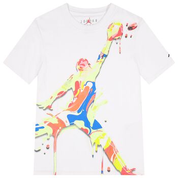 Boys White Jordan T-Shirt