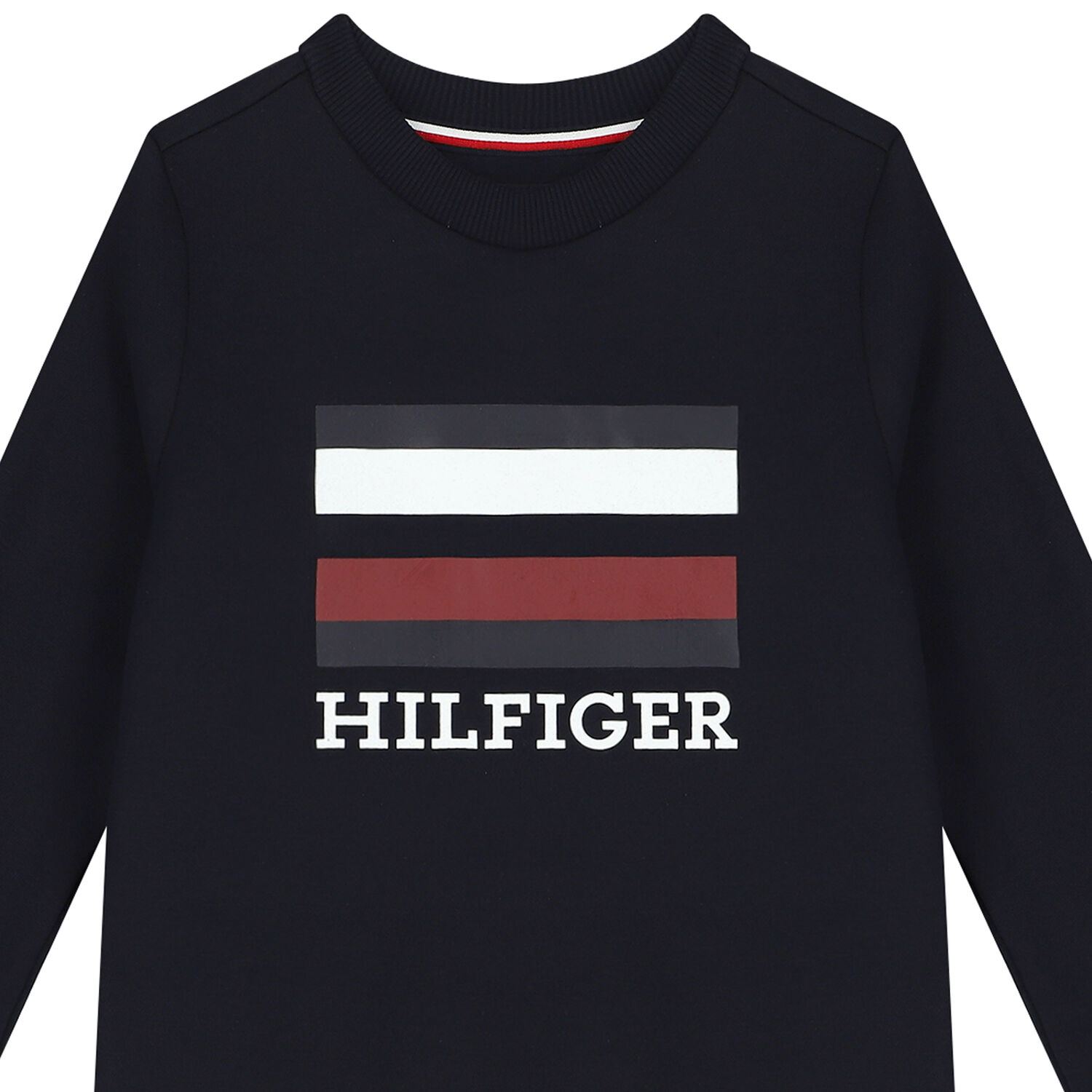 سويت شيرت أولاد بالشعار باللون الكحلى, 1, hi-res image number null