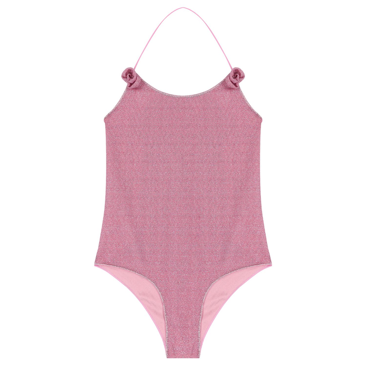 Girls Pink Lumiere Swimsuit, 1, hi-res
