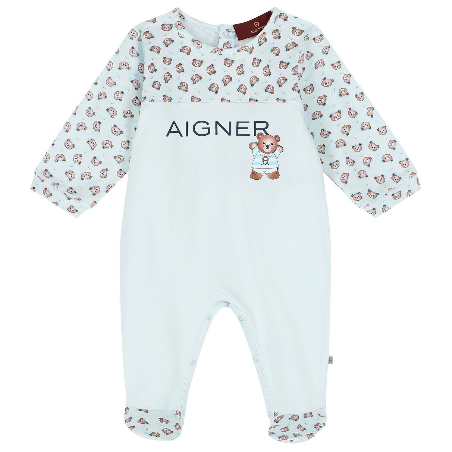 أفرول أولاد بشعار تيدي باللون الأزرق, 2, hi-res