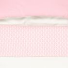 Baby Girls White & Pink Teddy Bear Logo Nest, 3, hi-res