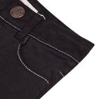 Girls Black Stretch Jeans Style Trousers, 1, hi-res
