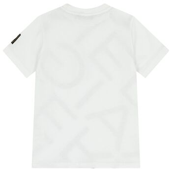 Boys White Logo T-Shirt