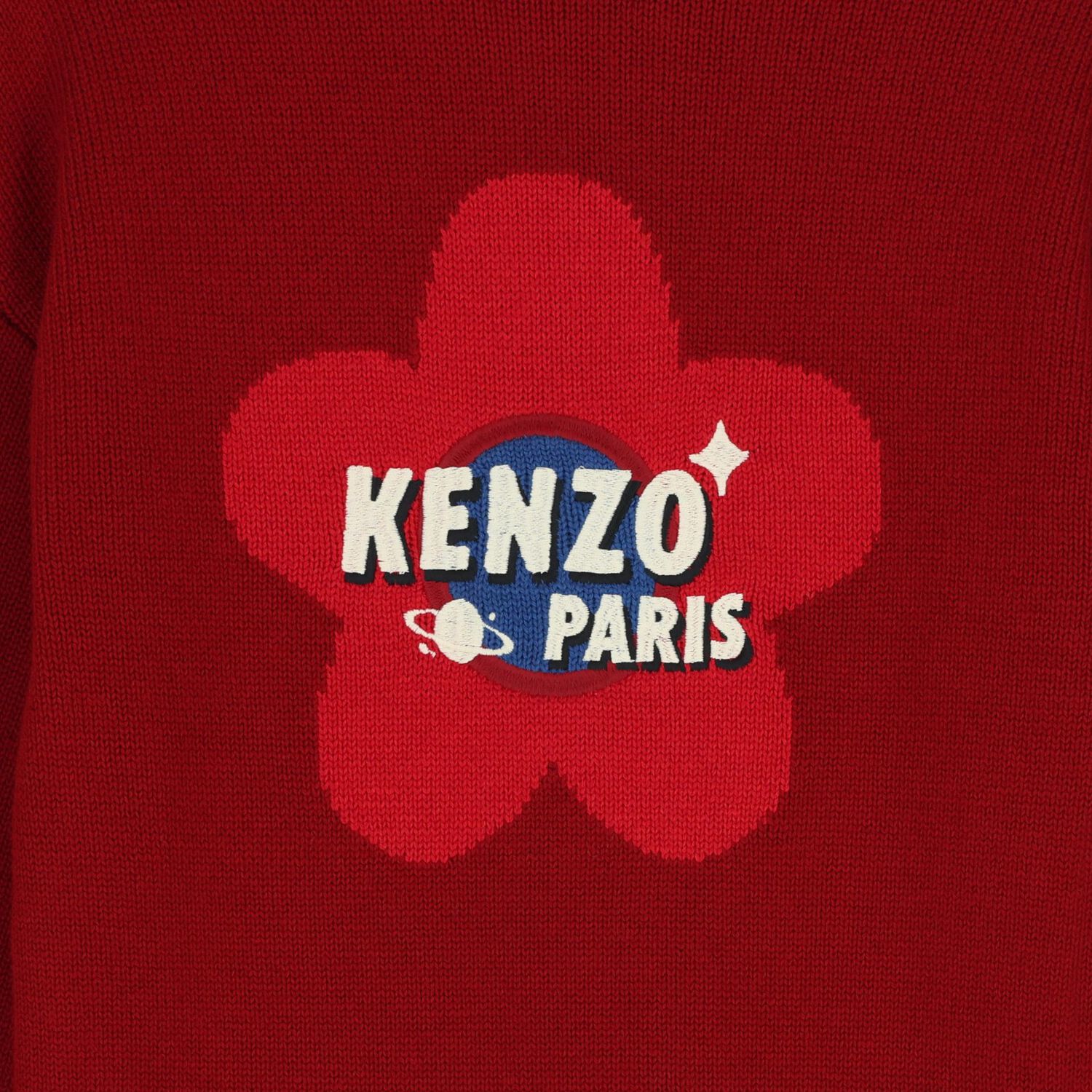 فستان جمبر بشعار أحمر للبنات, 1, hi-res