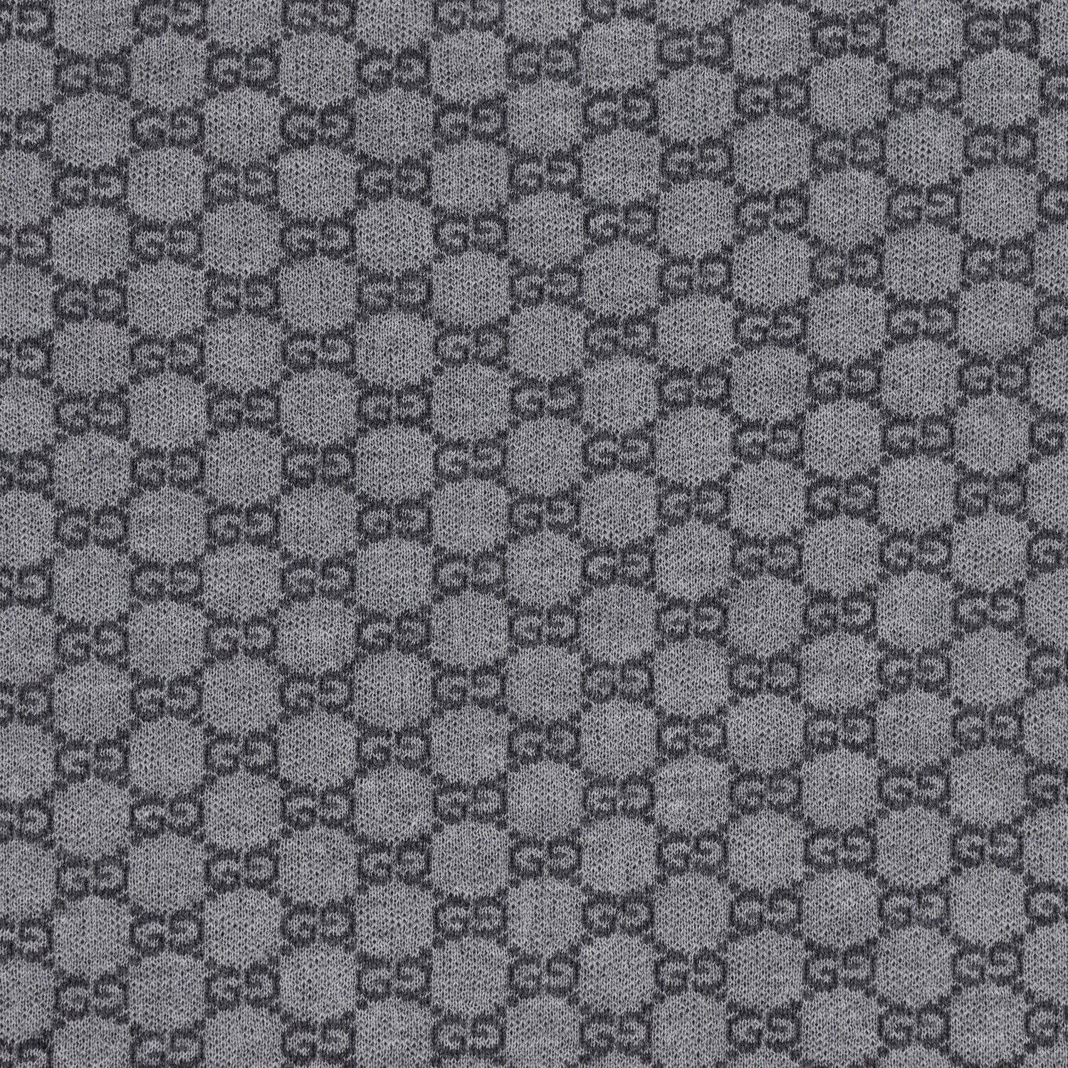 Grey GG Logo Baby Blanket, 3, hi-res