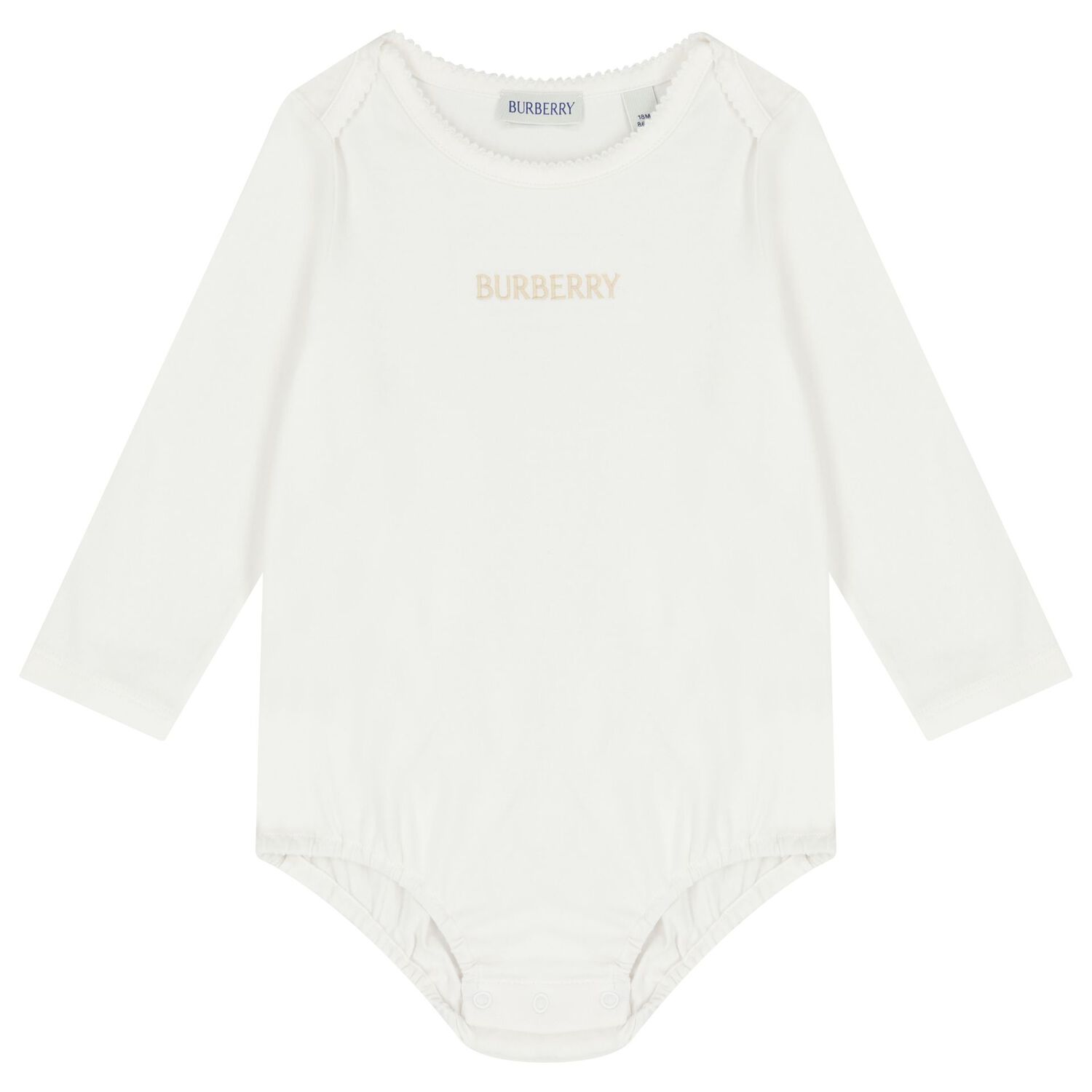 طقم فستان اطفال باللون البيج و الابيض للبنات , 1, hi-res