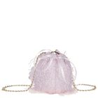 Girls Pink Feather Handbag, 1, hi-res
