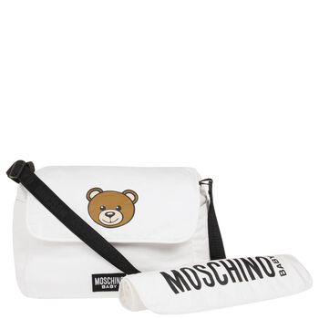 Ivory Teddy Bear Baby Changing Bag