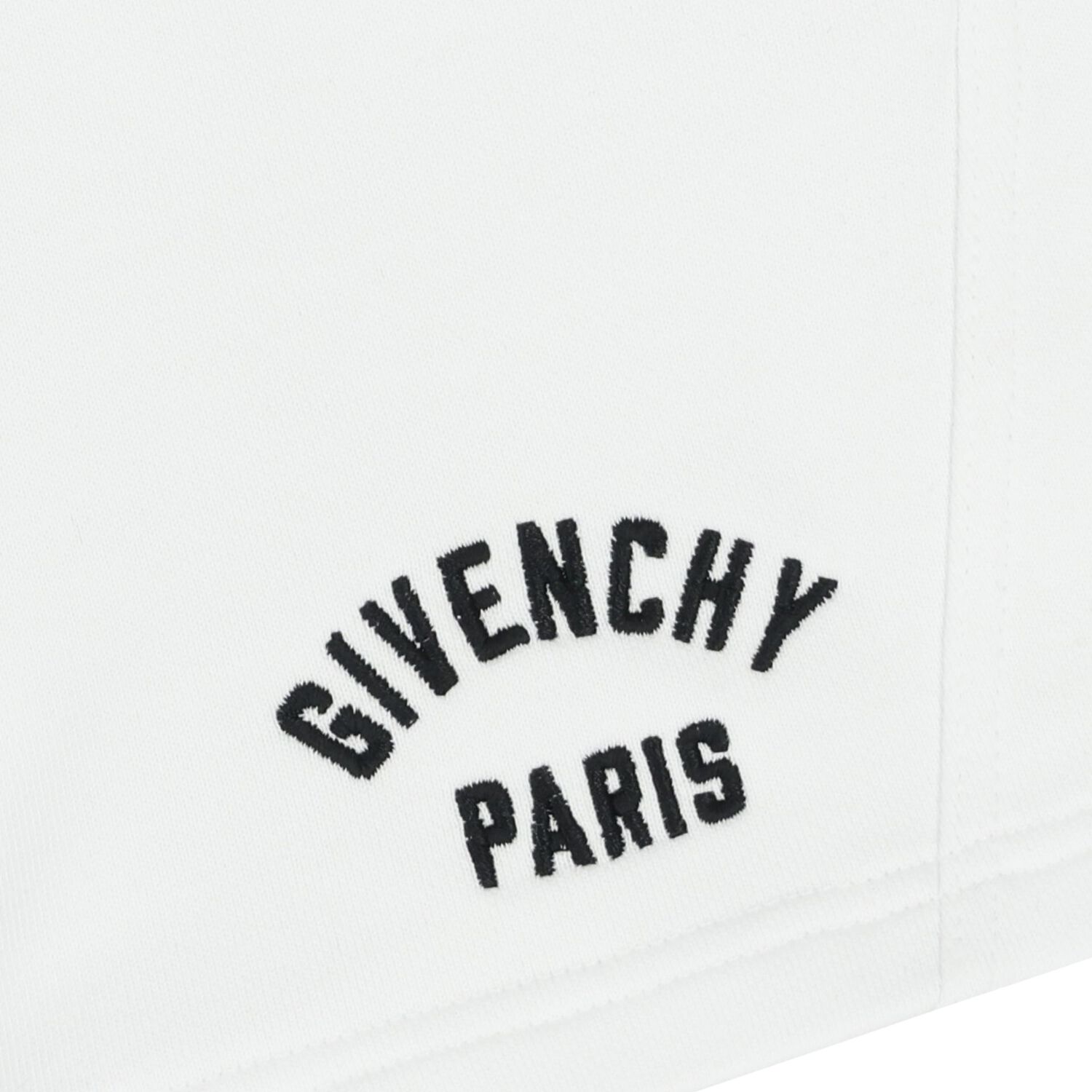 Boys White Logo Shorts, 1, hi-res