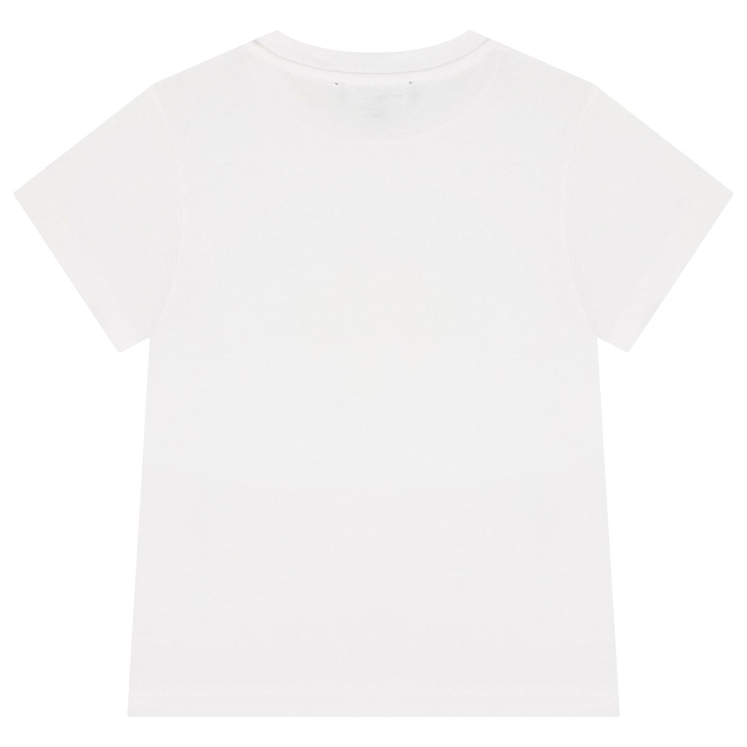 Girls White Logo Heart T-Shirt, 3, hi-res image number null