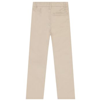Boys Beige Trousers