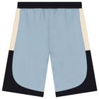 Boys Beige, Blue & Navy Blue Shorts, 2, hi-res