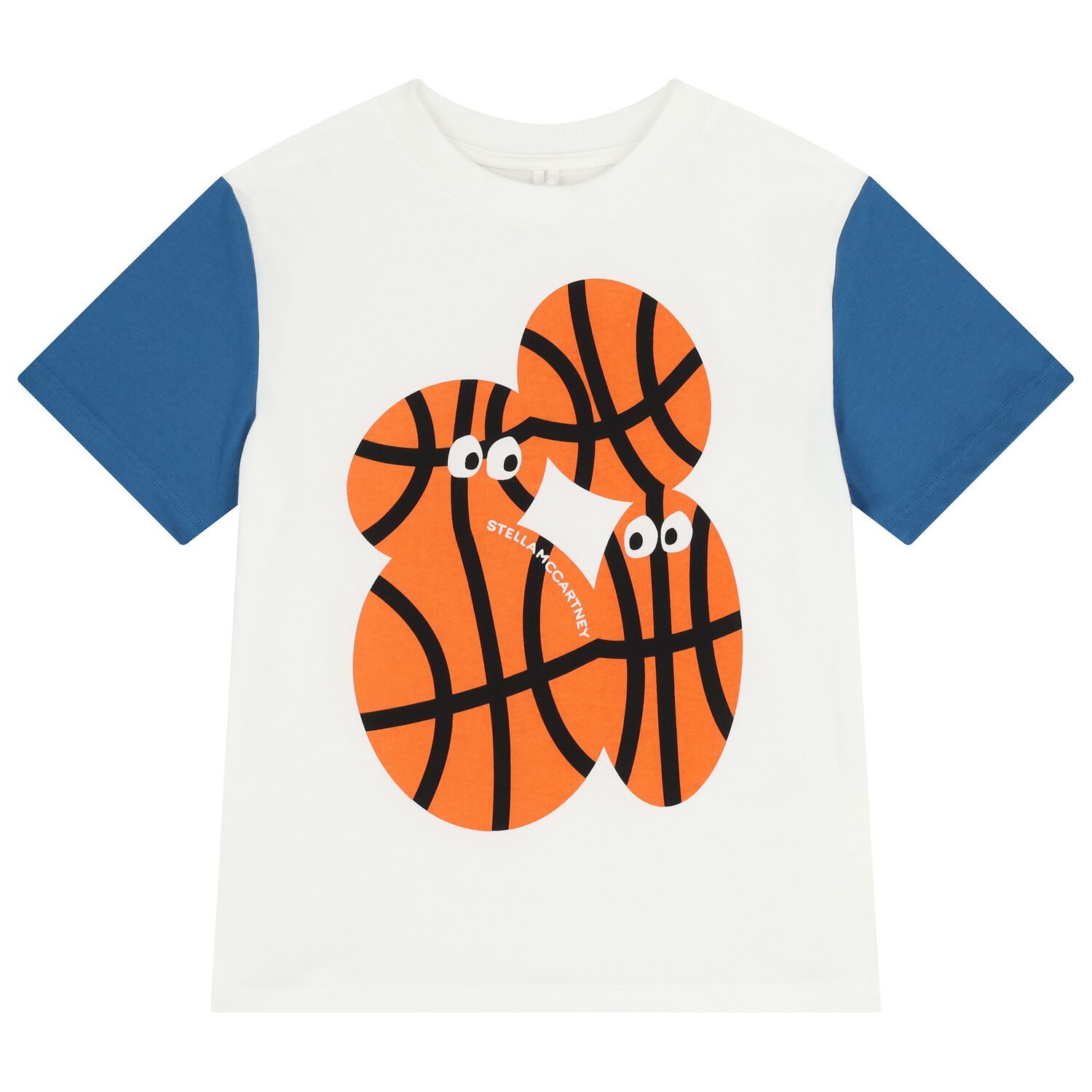 Boys White Basketball T-Shirt, 1, hi-res