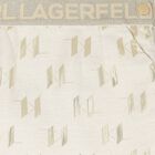 Girls Ivory & Gold Logo Jacquard Skirt, 1, hi-res