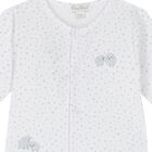 Grey & White Cotton Baby Sheep Babygrow, 1, hi-res