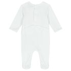 Navy Blue & White Logo Babygrows ( 2-Pack ), 1, hi-res