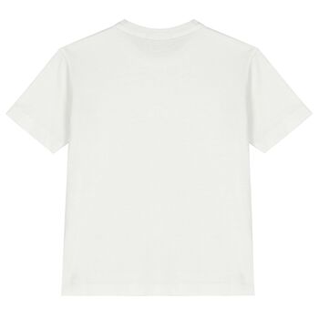 Boys White Logo T-Shirt