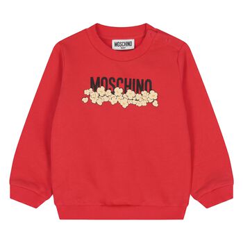 Younger Red Popcorn Logo Sweatshirt