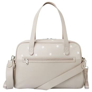حقيبة تغيير للأطفال بطبعة نجوم باللون البيج
