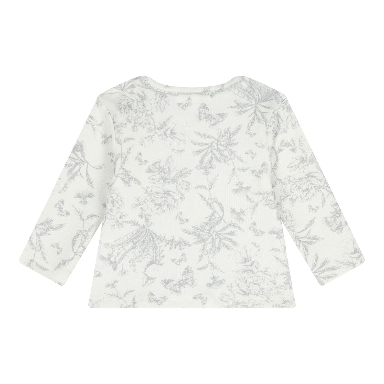 بيجامة أطفال قطنية باللونين الرمادي والأبيض من تويلي دي جوي, 2, hi-res