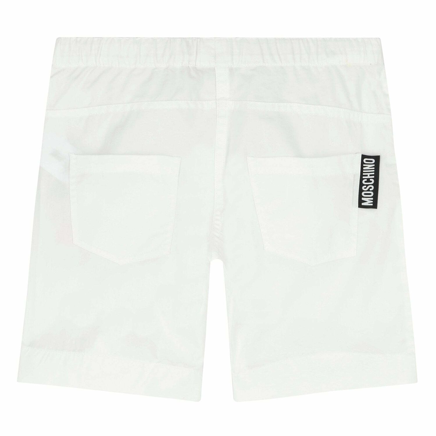 Boys White Logo Shorts, 1, hi-res image number null