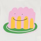 Younger Girls White Jelly Long Sleeve Top, 1, hi-res