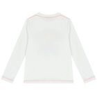 Boys White Garfield Long Sleeve Top, 1, hi-res