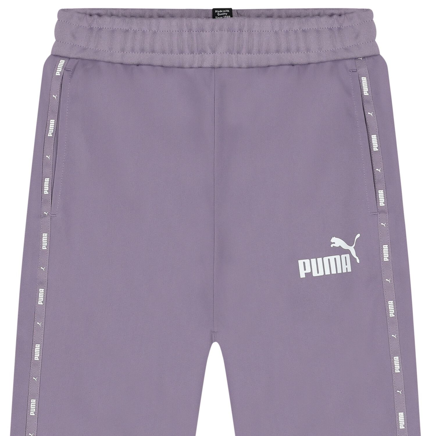 بدلة رياضية بنات بالشعار باللون البنفسجي, 1, hi-res