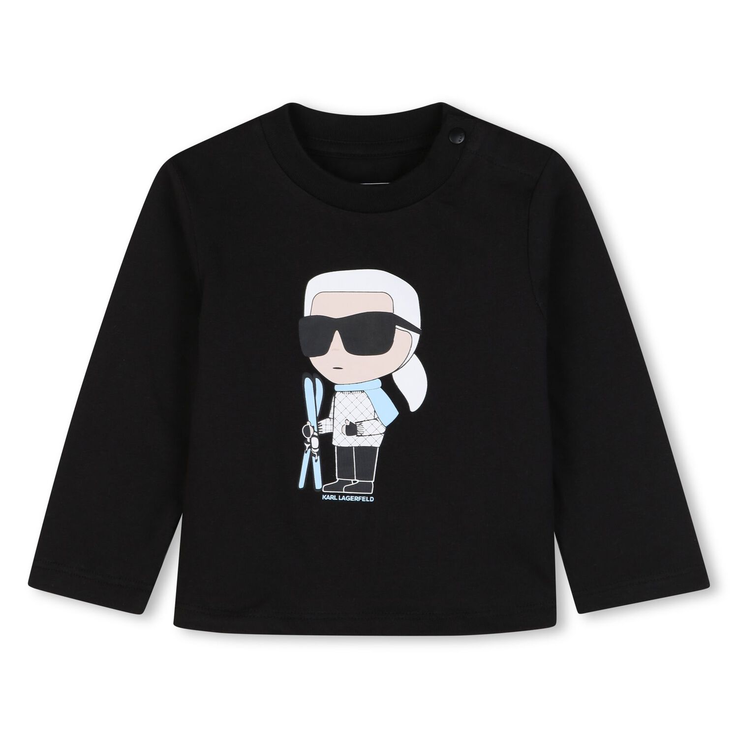 Younger Boys Blue Ikonik Karl Tracksuit Set, 1, hi-res