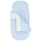 مدس عربة أطفال مزينة بالنقاط باللون الأزرق والأبيض , 1, hi-res