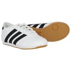 White & Black Logo Taekwondo Lace Trainers, 1, hi-res