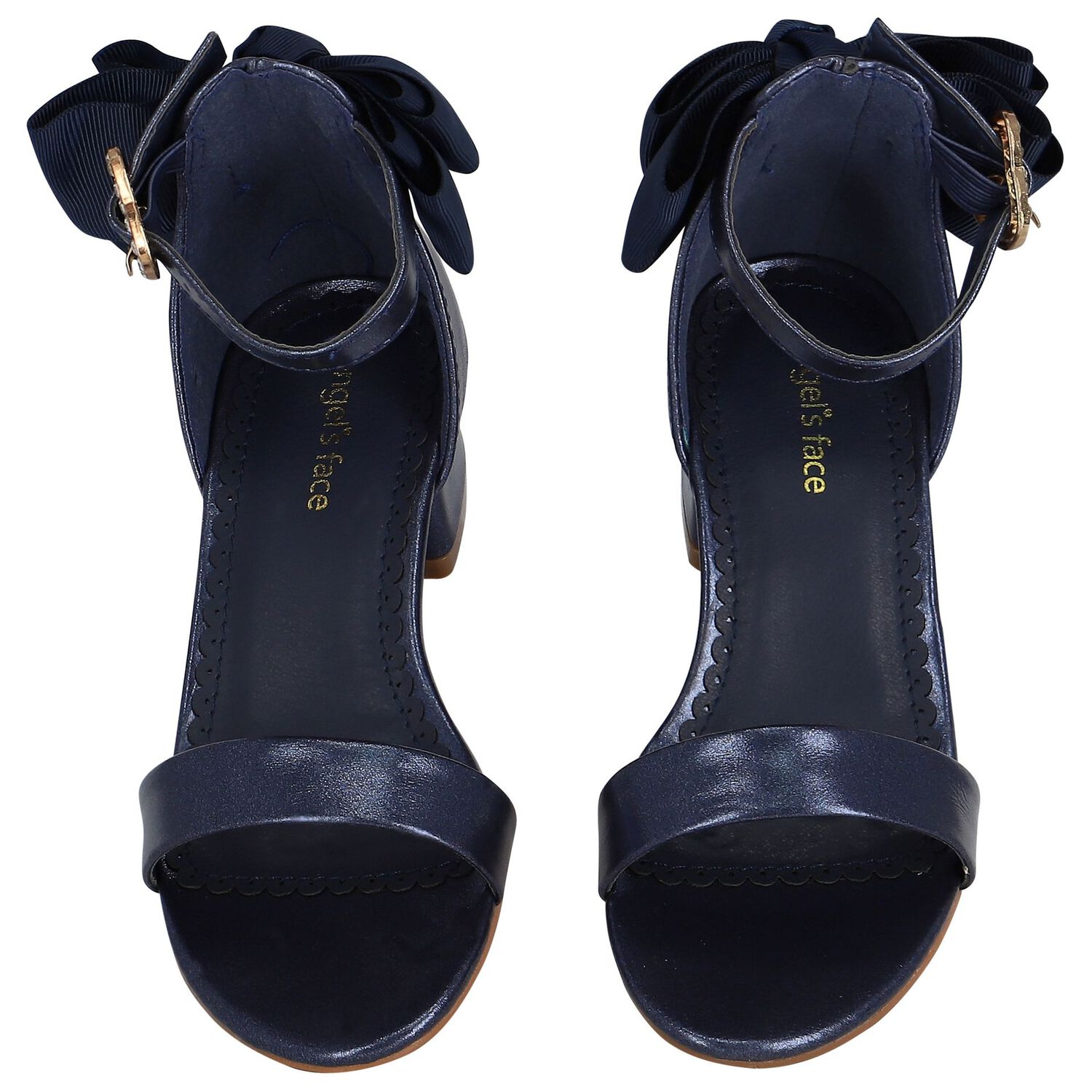 صندل بنات باللون الكحلي , 5, hi-res