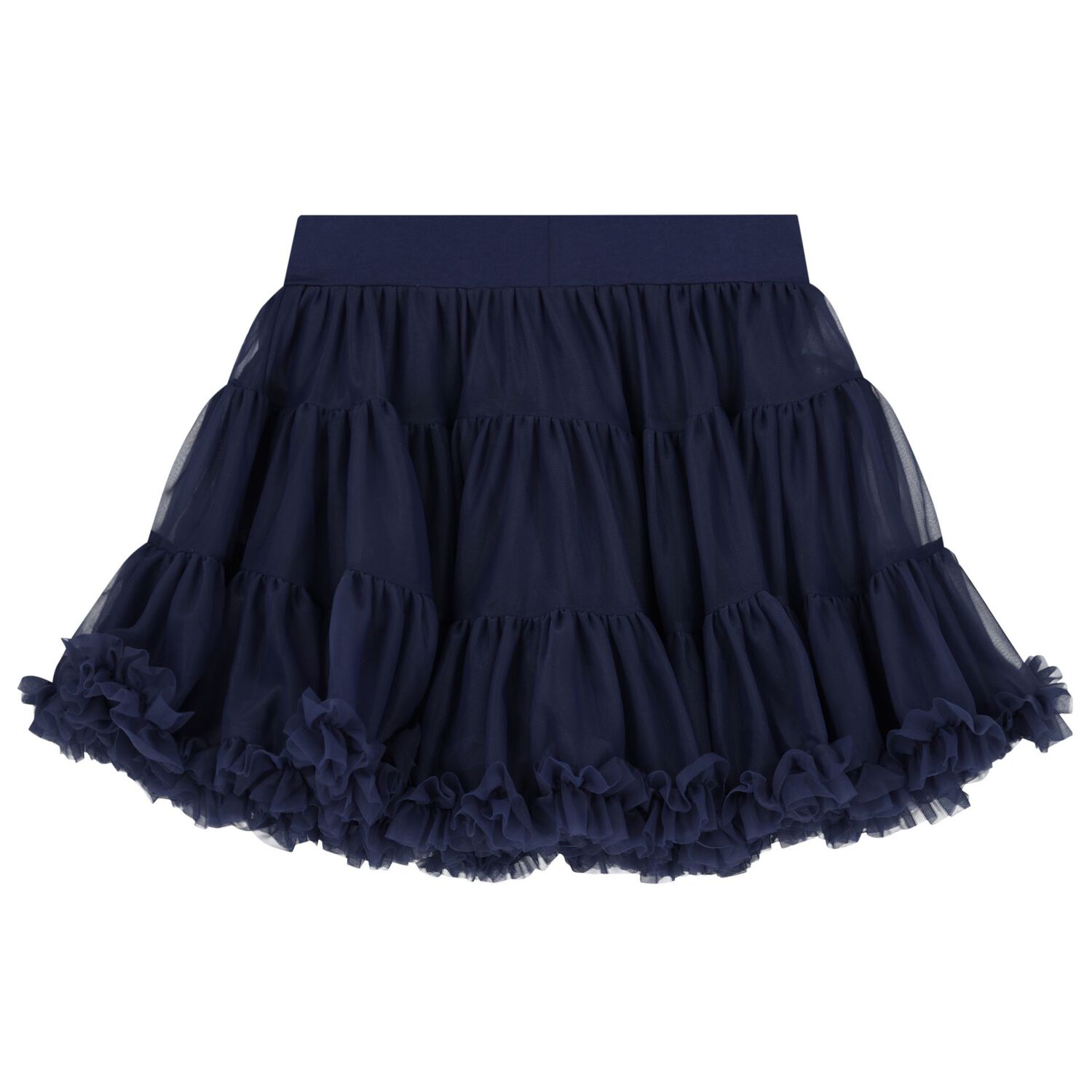 تنورة تول باللون الكحلي, 4, hi-res image number null